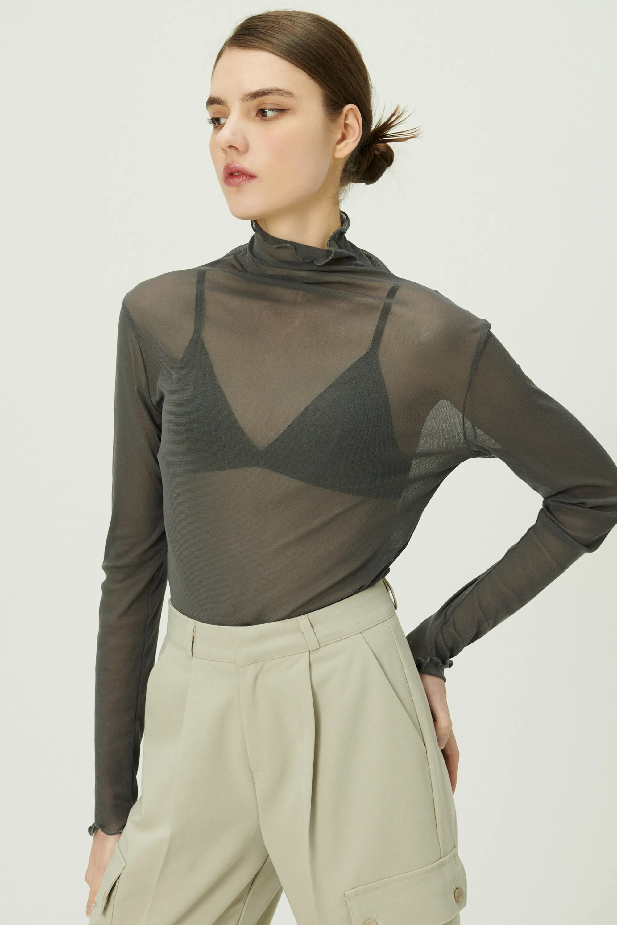 Lily Sheer Mesh Top