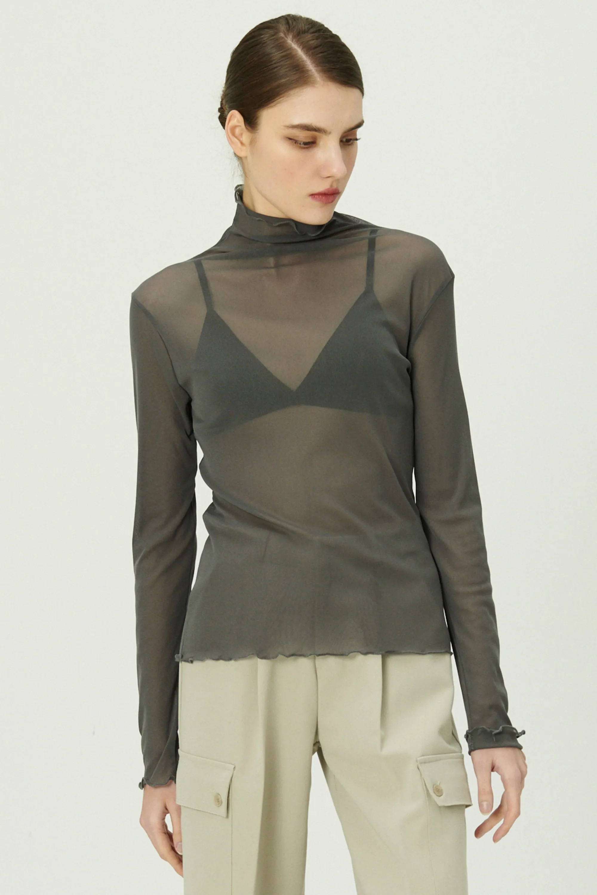 Lily Sheer Mesh Top