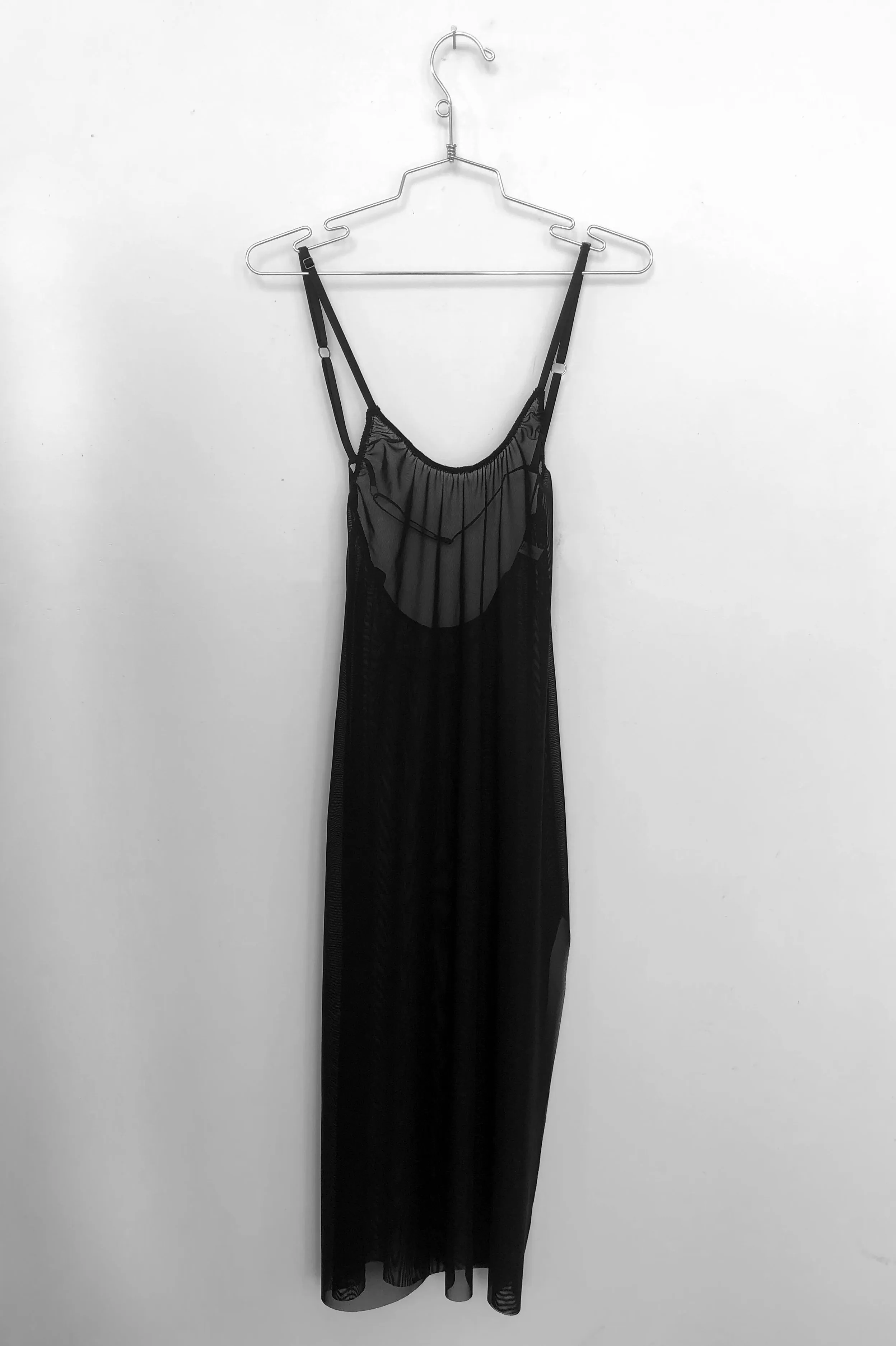 Lucid Slip Dress in Sheer Recycled Mesh