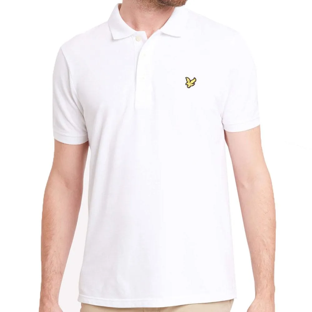 Lyle and Scott Plain Polo Shirt - White