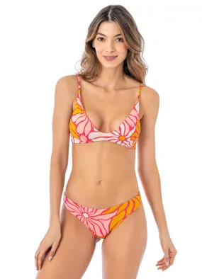 Maaji Dali Flowers Creta Sporty Bralette Bikini Top