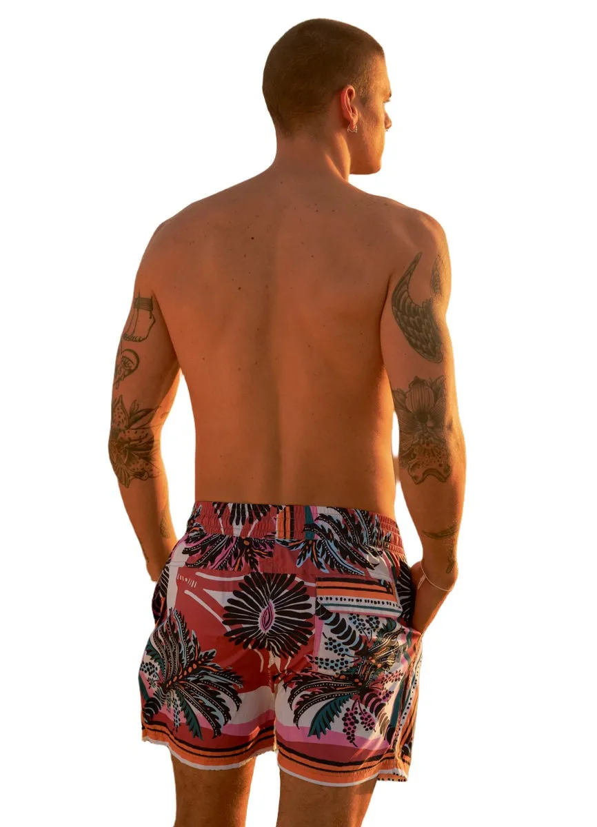 Maaji Eclectic Palms Sailor Sporty Shorts