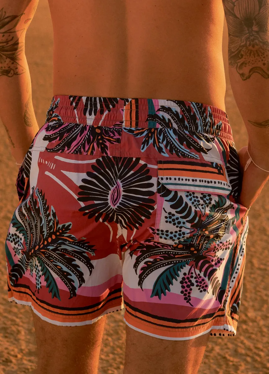 Maaji Eclectic Palms Sailor Sporty Shorts