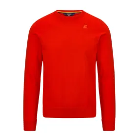 Maglione K-Way Auguste Plain Stitch Rosso