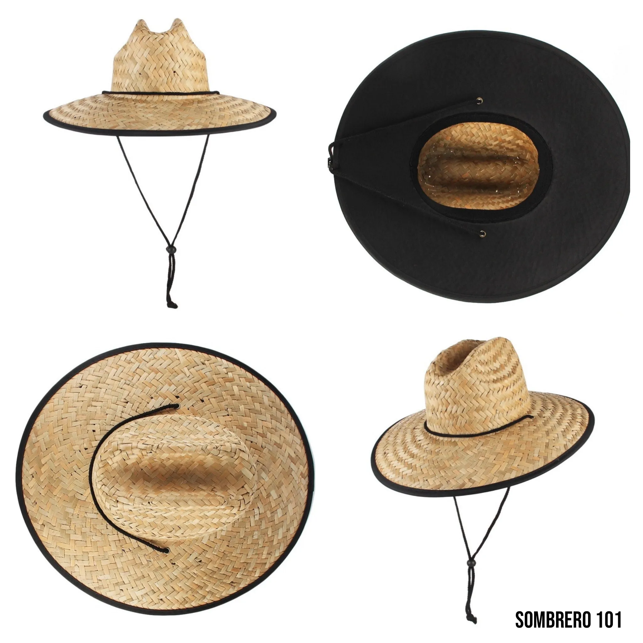 Men  Straw Sombrero