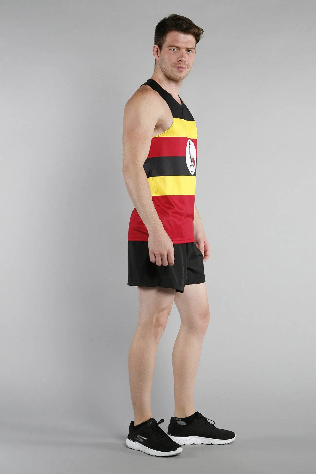 Men's Printed Singlet- Uganda