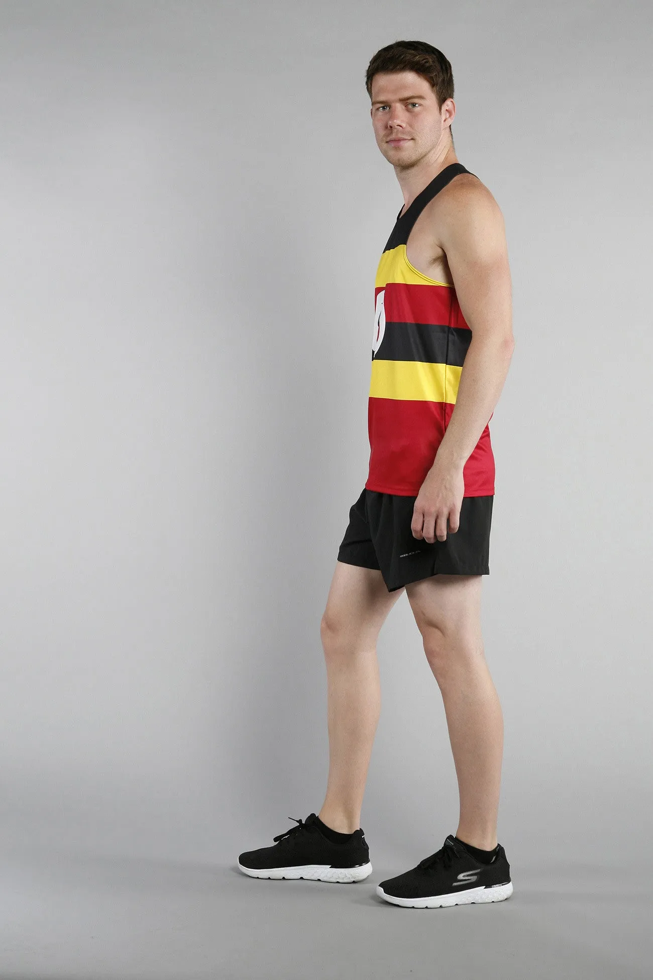 Men's Printed Singlet- Uganda