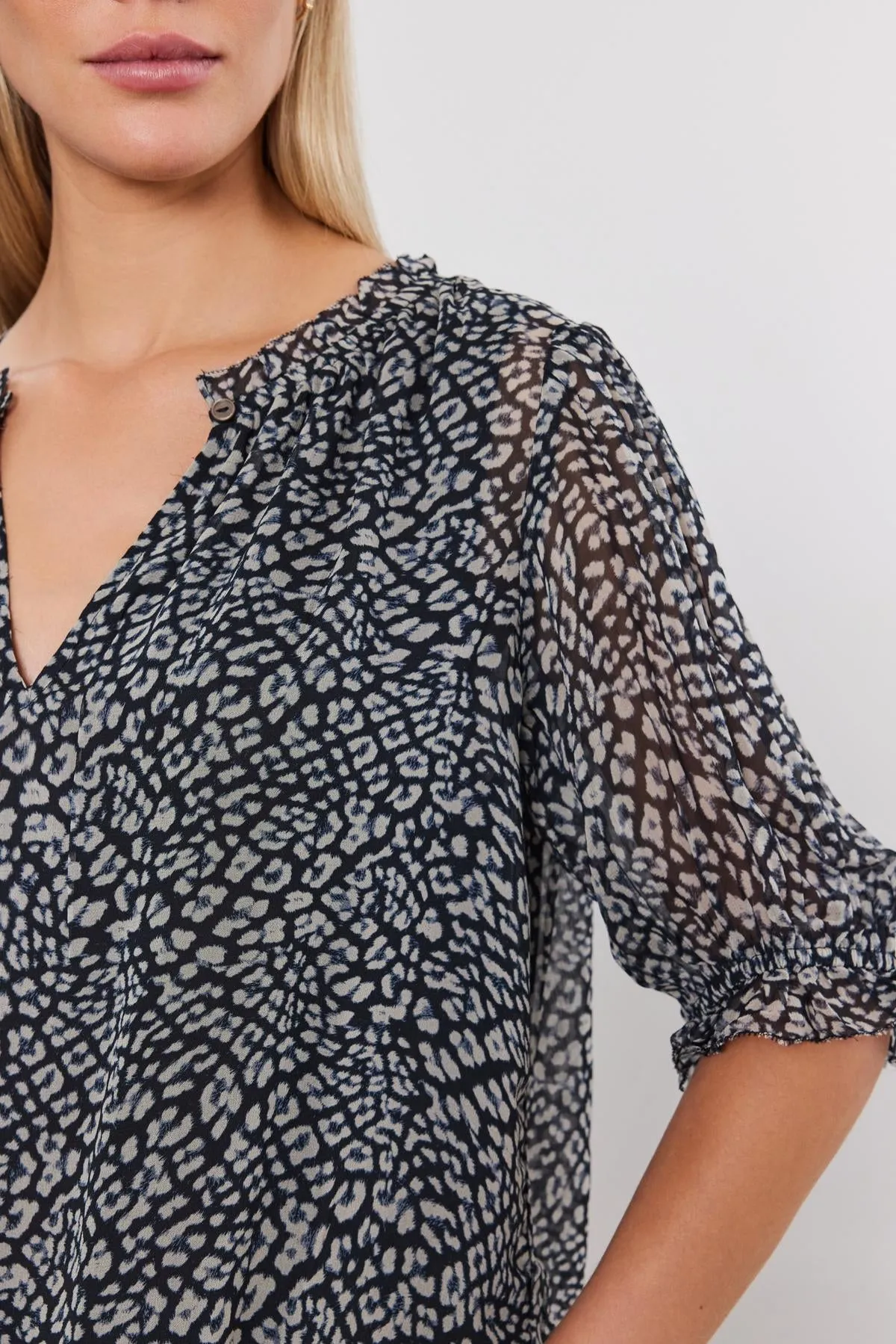 MISSY PRINTED BOHO BLOUSE