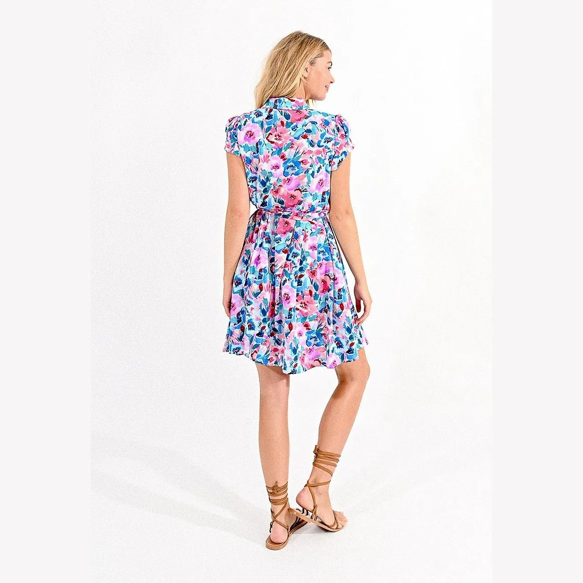 Molly Bracken Floral Printed Shirtdress