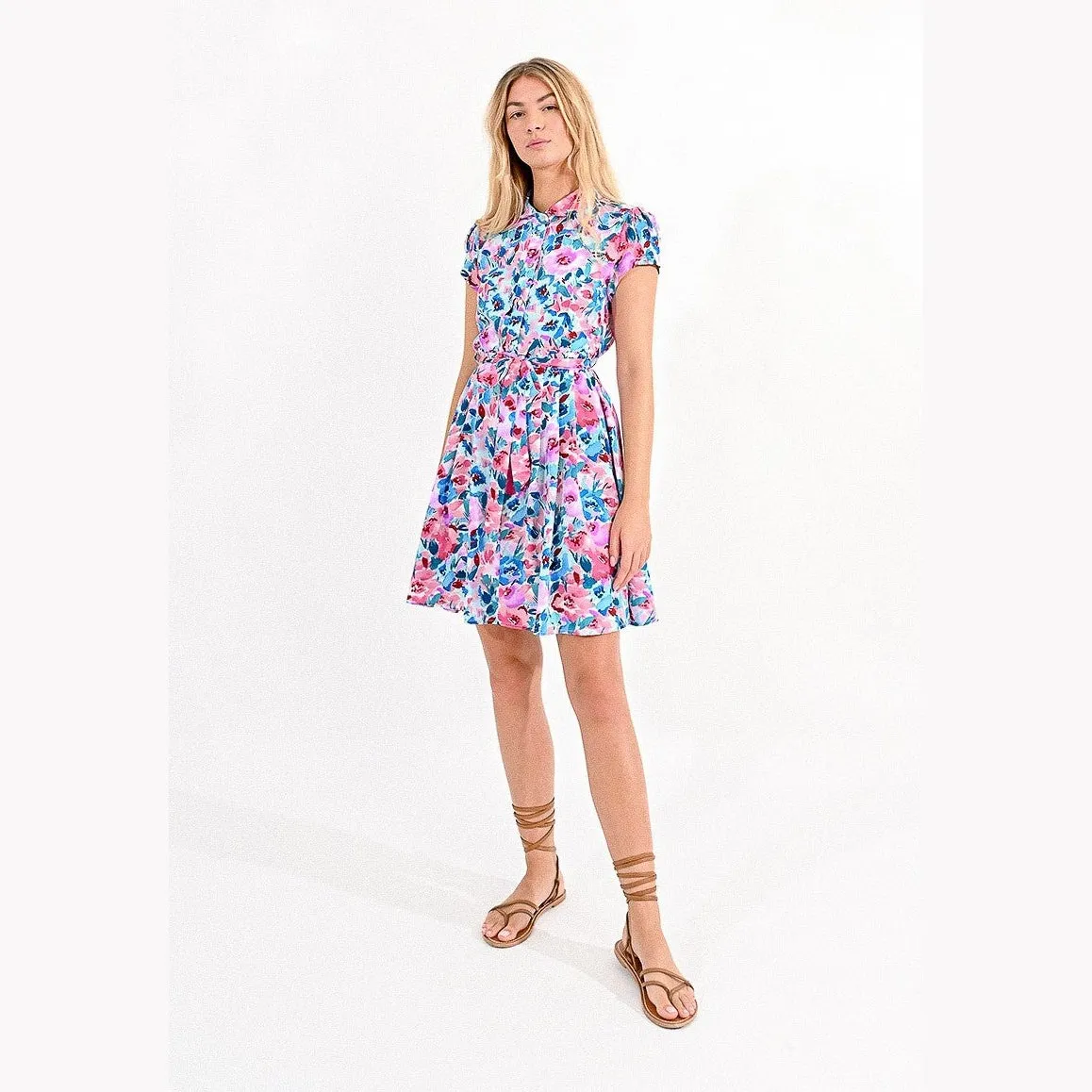 Molly Bracken Floral Printed Shirtdress