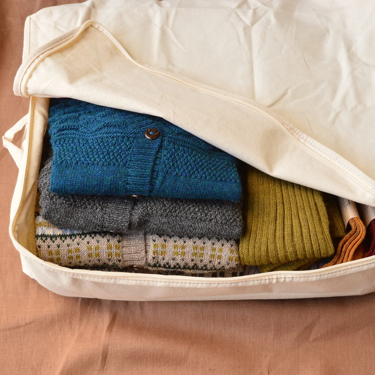 Organic Cotton Knitwear Storage Cube (S, M, L) *Returning soon