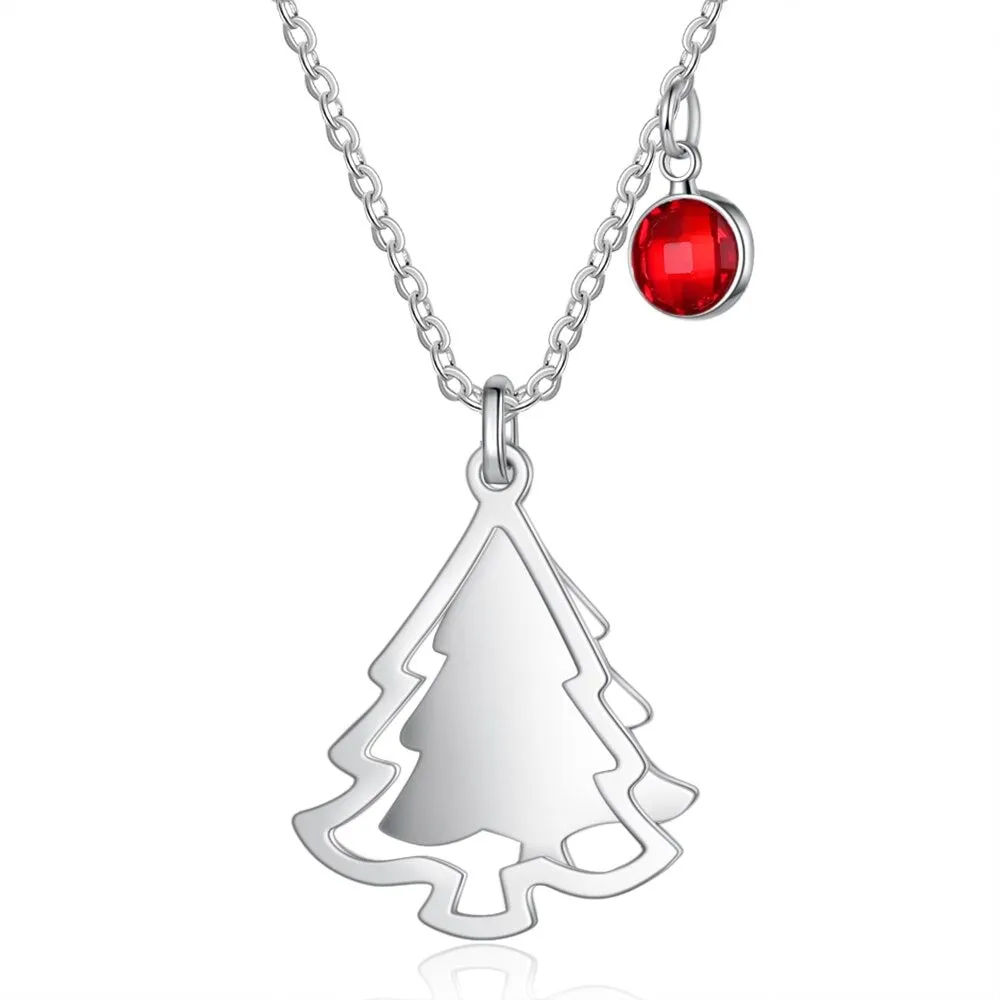 Personalized Christmas Tree Pendants for Women