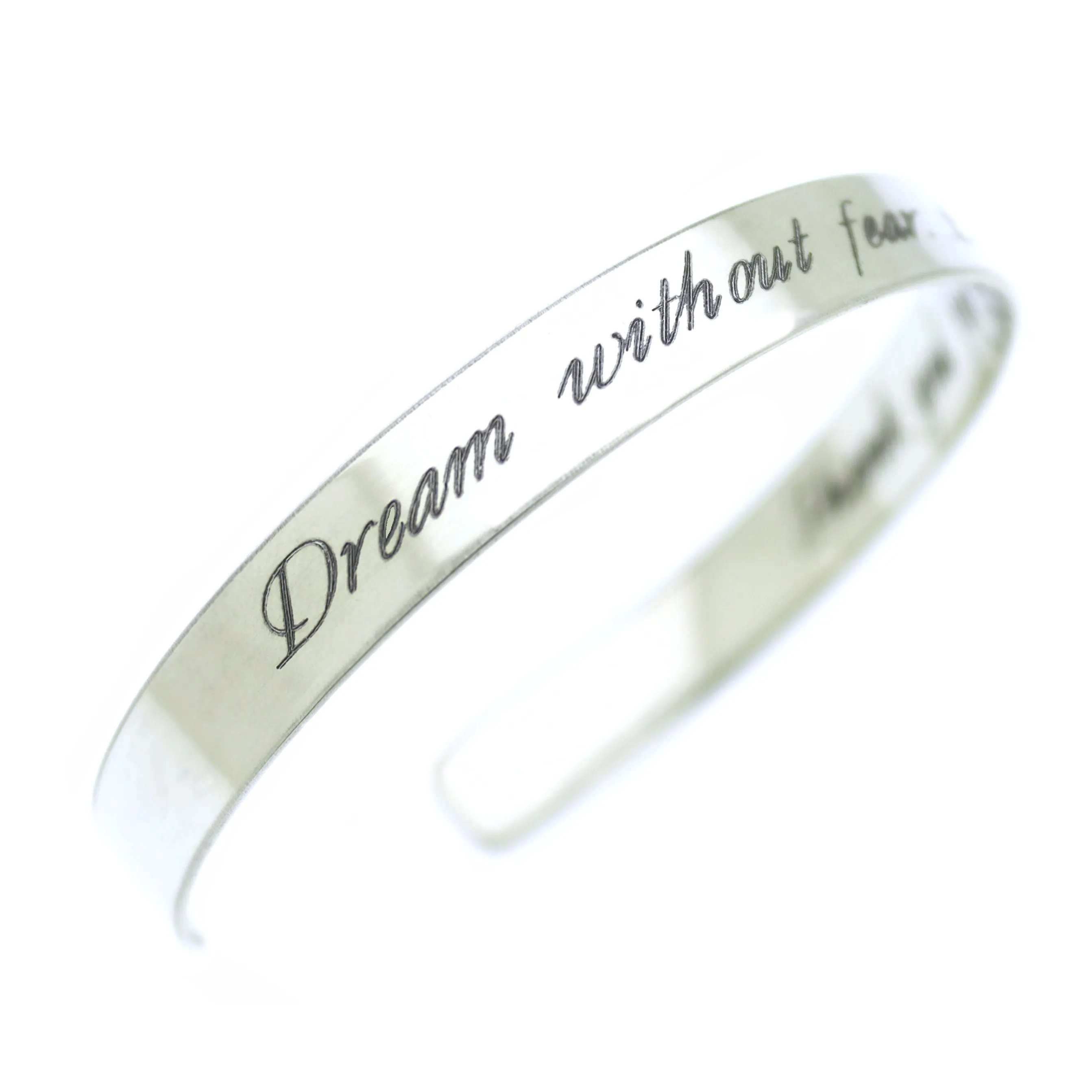 Personalized Cuff Bracelet For Men - S925 Engraved Bangle for Men - Boyfriend Gift