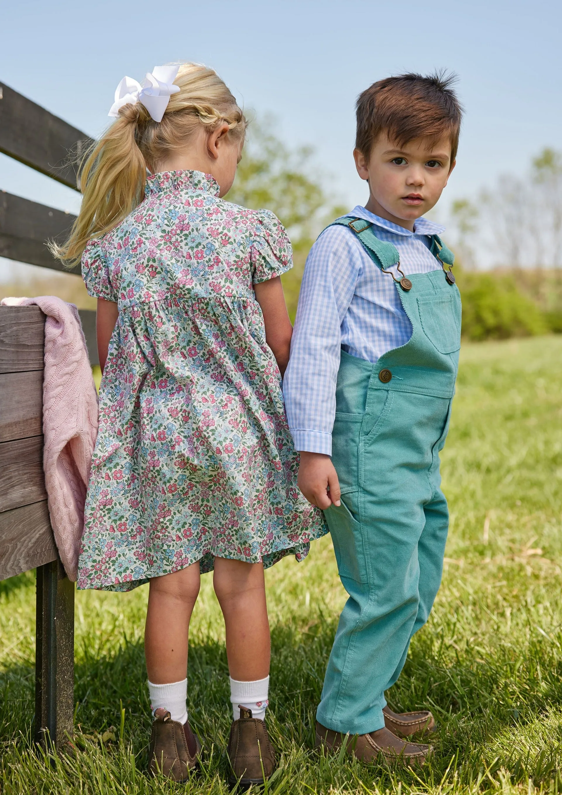 Peter Pan Shirt - Airy Blue Plaid