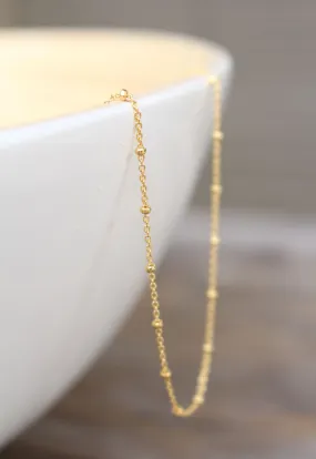 Plain 18K Gold Filled Satellite Chain