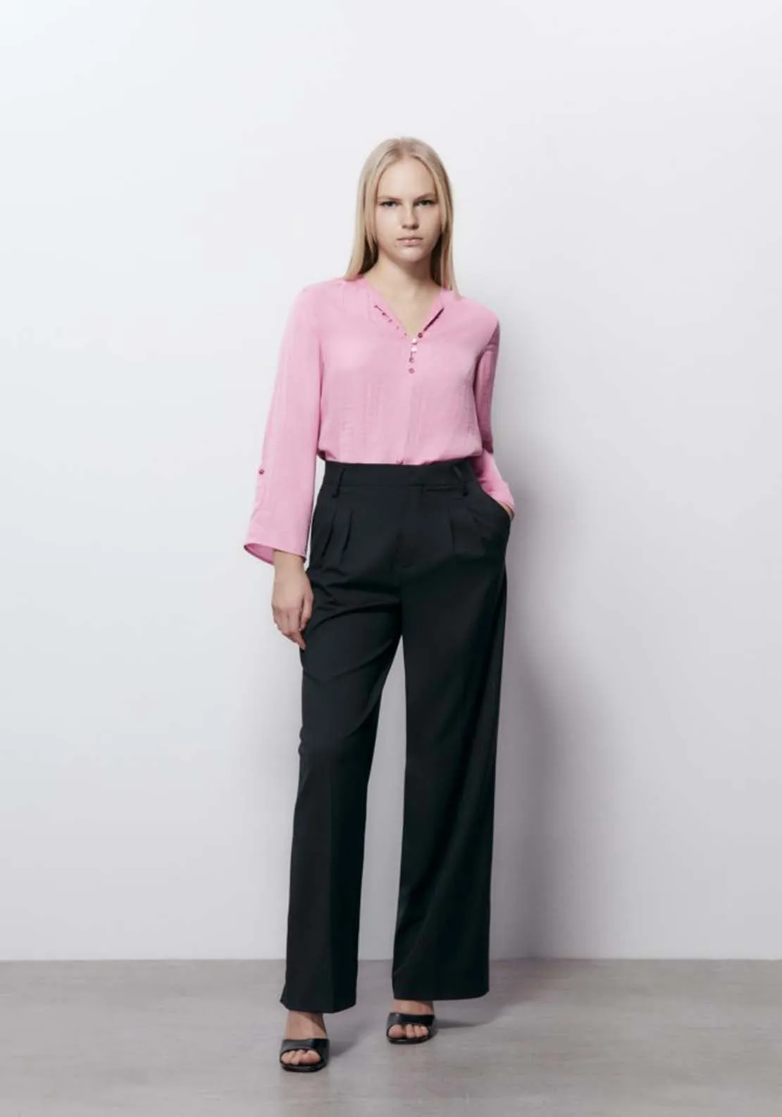 Plain Blouse - Pink