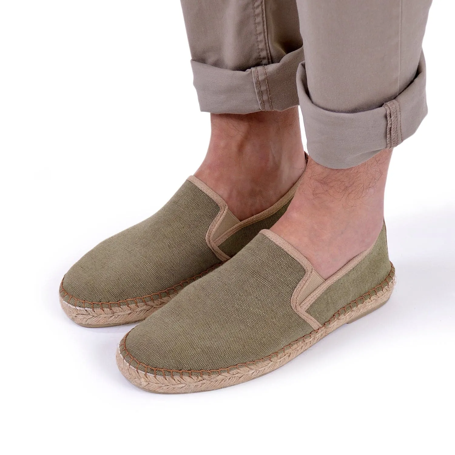 Plain Canvas Espadrilles for Men - Dallas