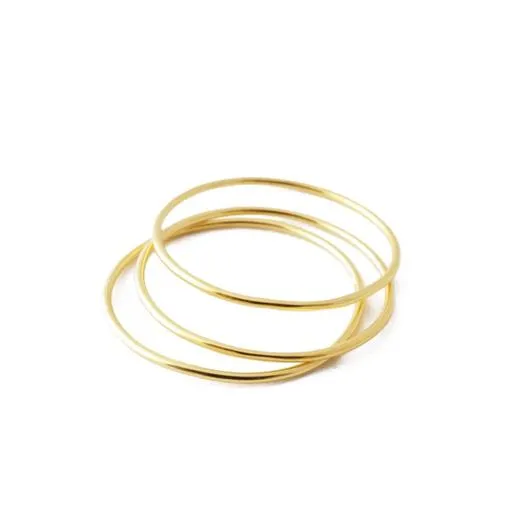 PLAIN GOLD STACKING RING