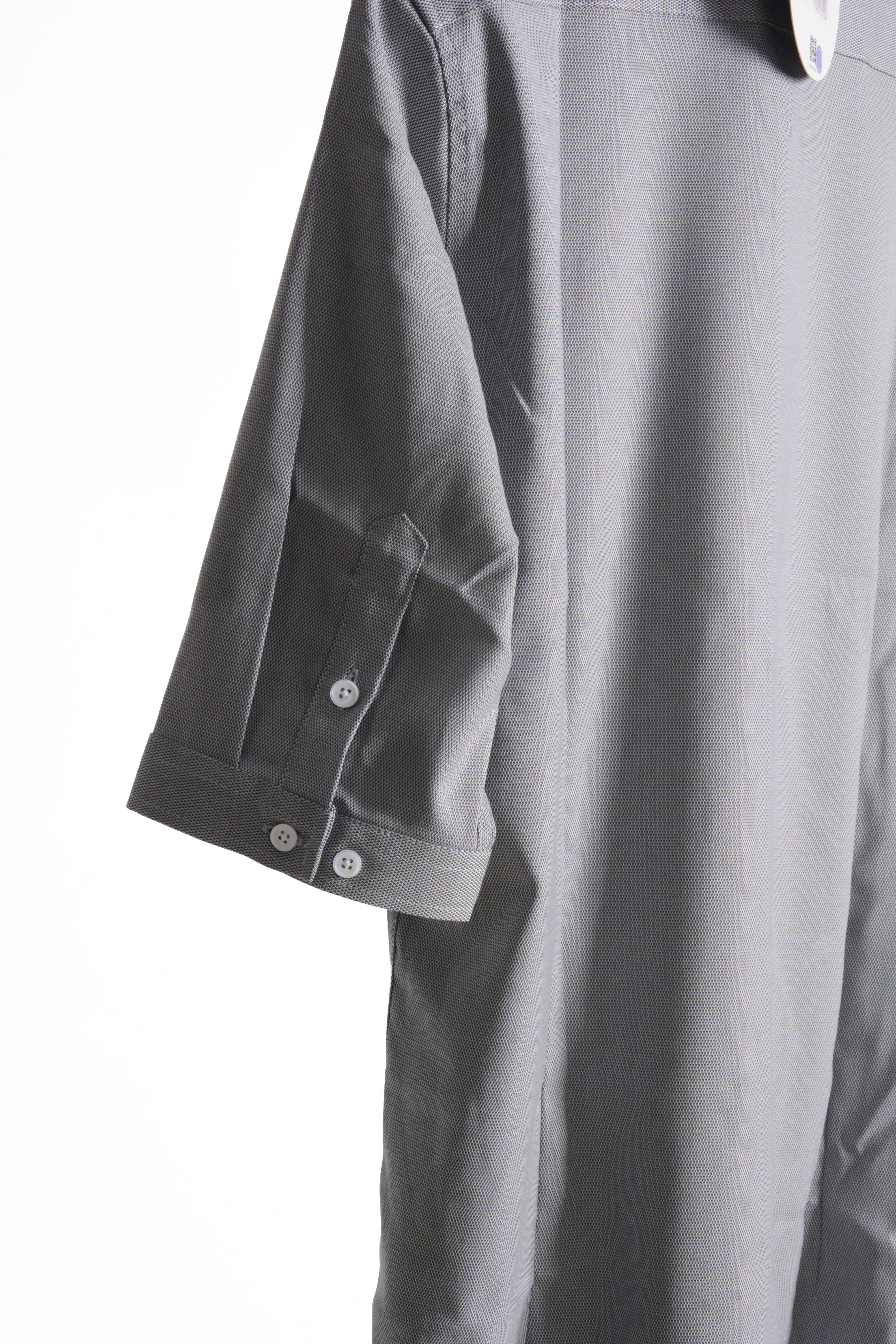 Plain Grey 3/4-sleeve shirt 1109