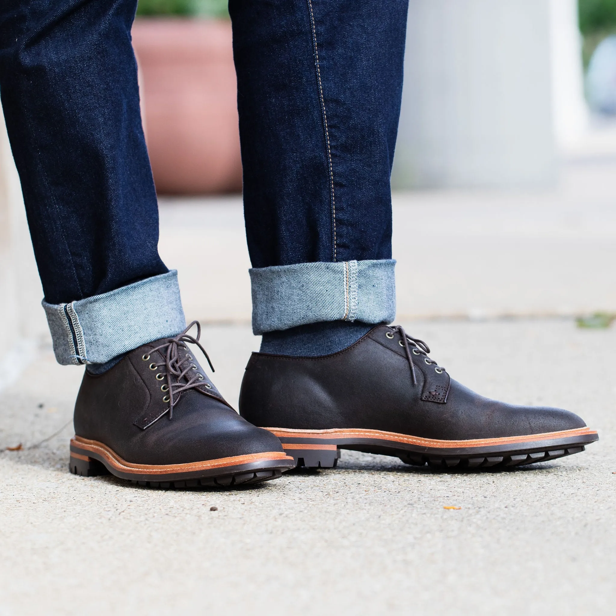 Plain Toe Blucher - Earth