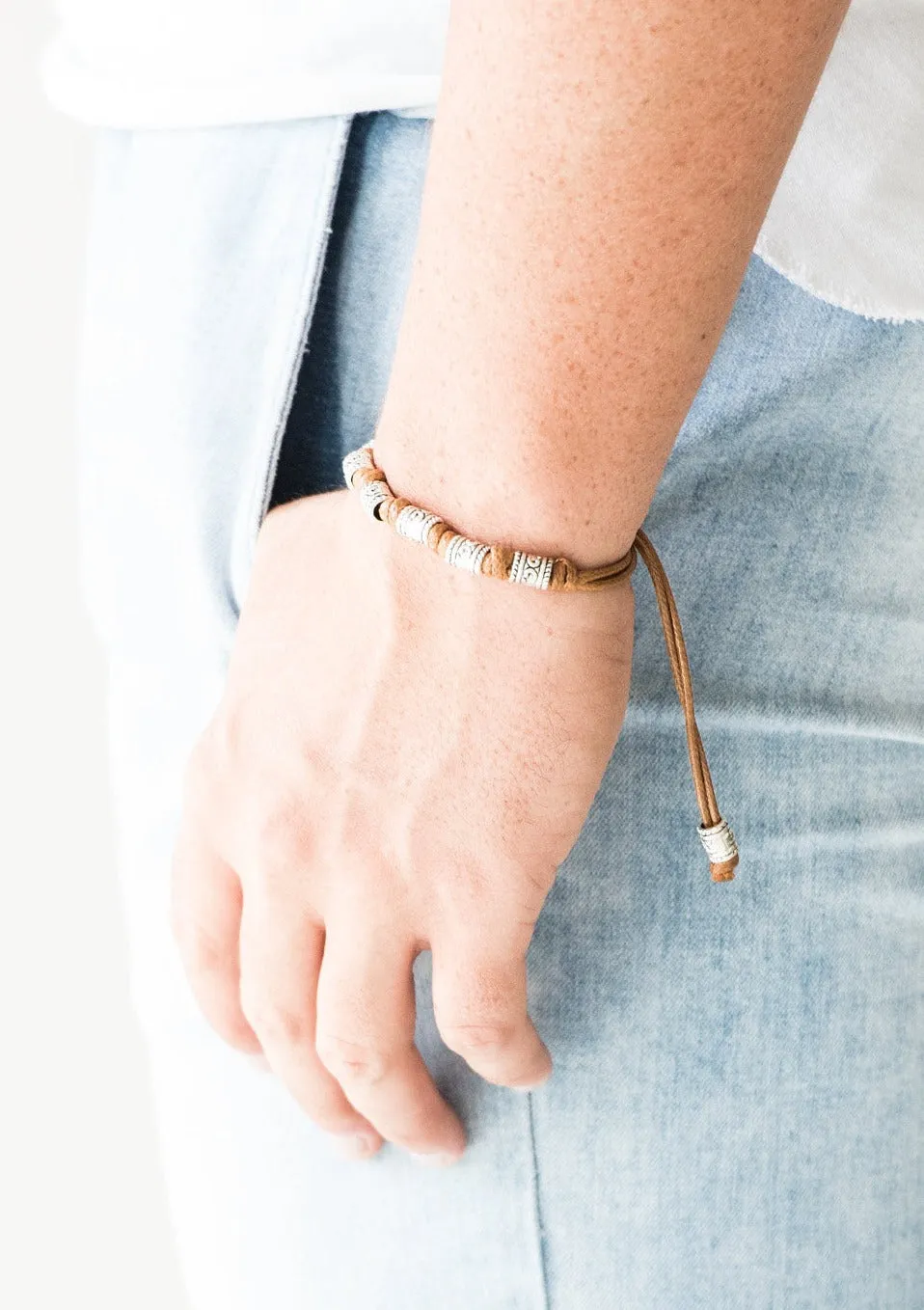 Port Of Call Brown Bracelet/Anklet