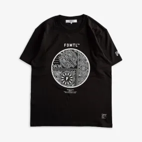 Black Sumi Paisley Print Tee