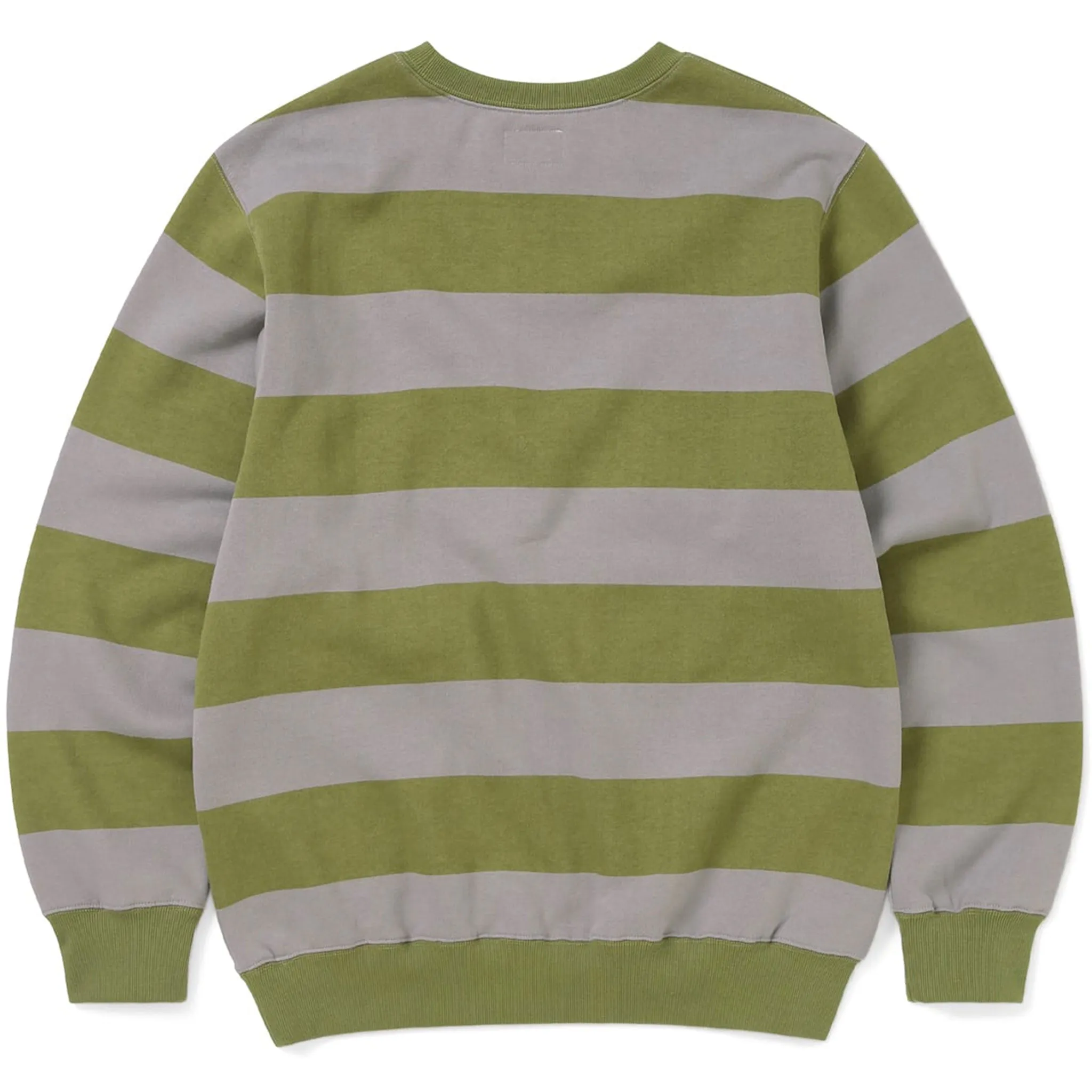 Printed Stripe Crewneck