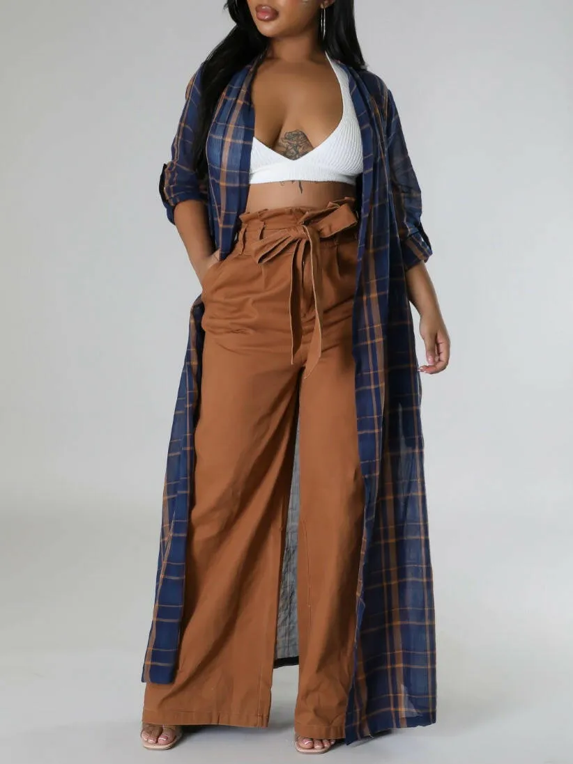 "Tabitha" Plaid Cardigan