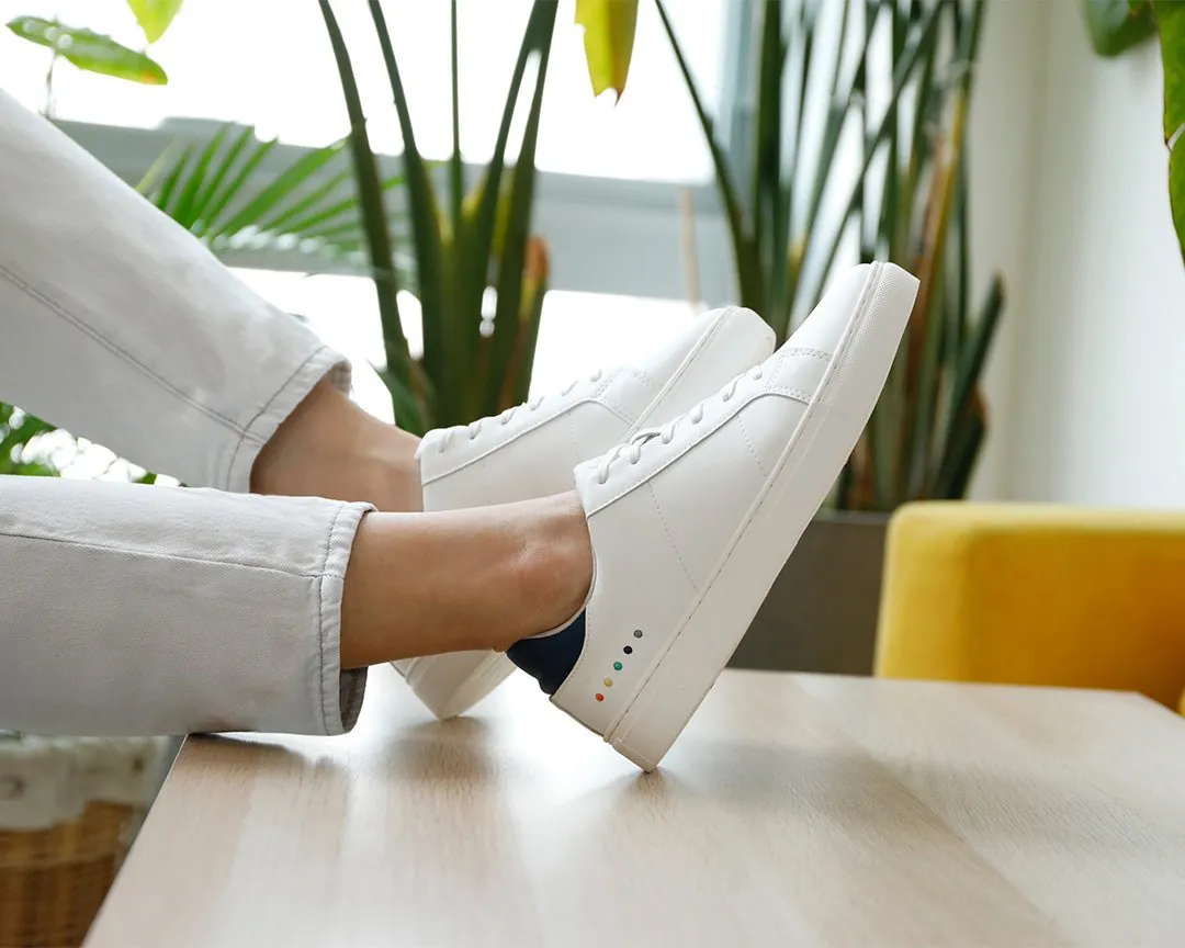 Recycled Leather Sneakers - Women