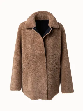 Reversible Shearling Jacke