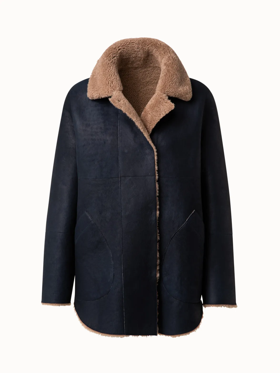 Reversible Shearling Jacke