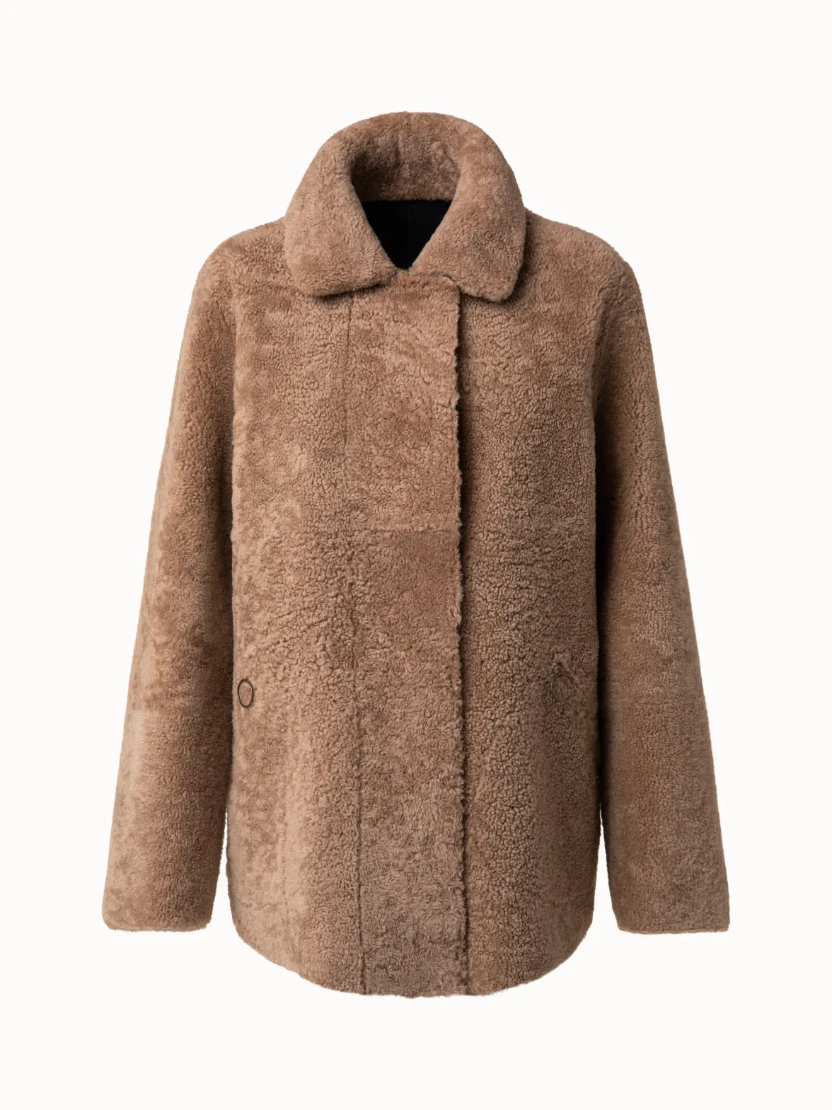 Reversible Shearling Jacke