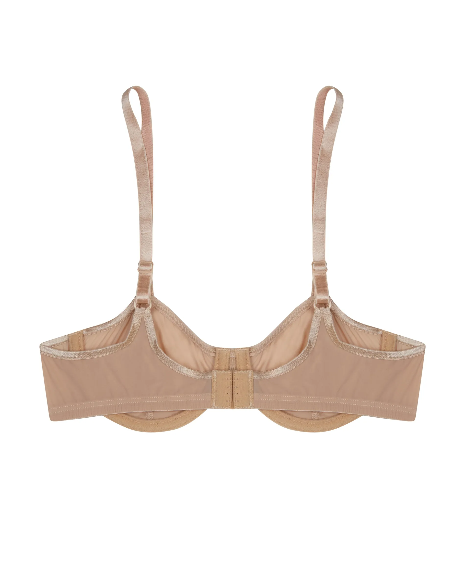 sheer tactel underwire bra