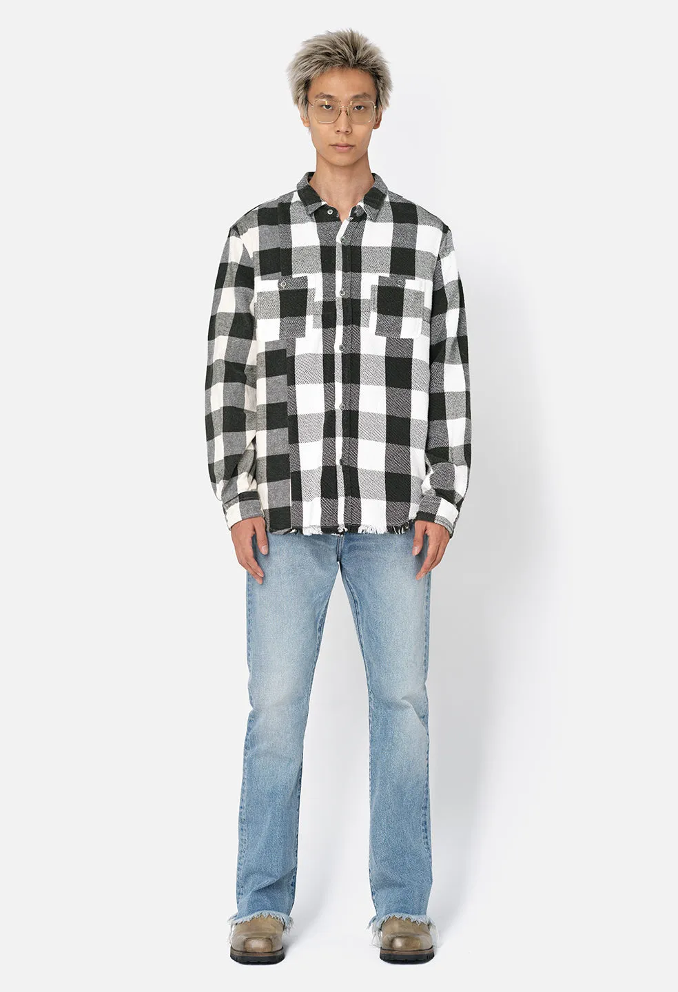 Silverado Paneled Plaid / Black X White