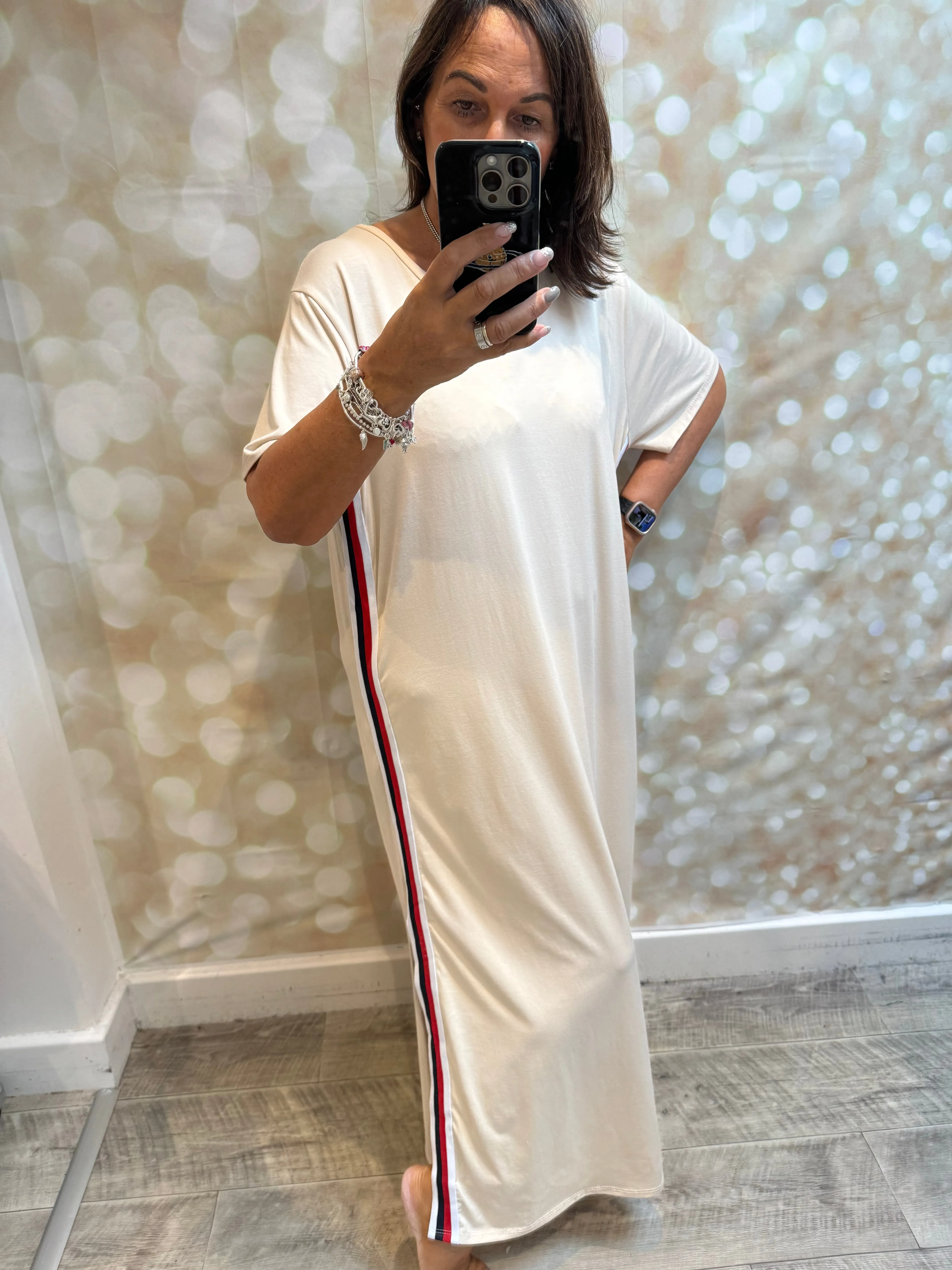 Sporty Tube maxi dress