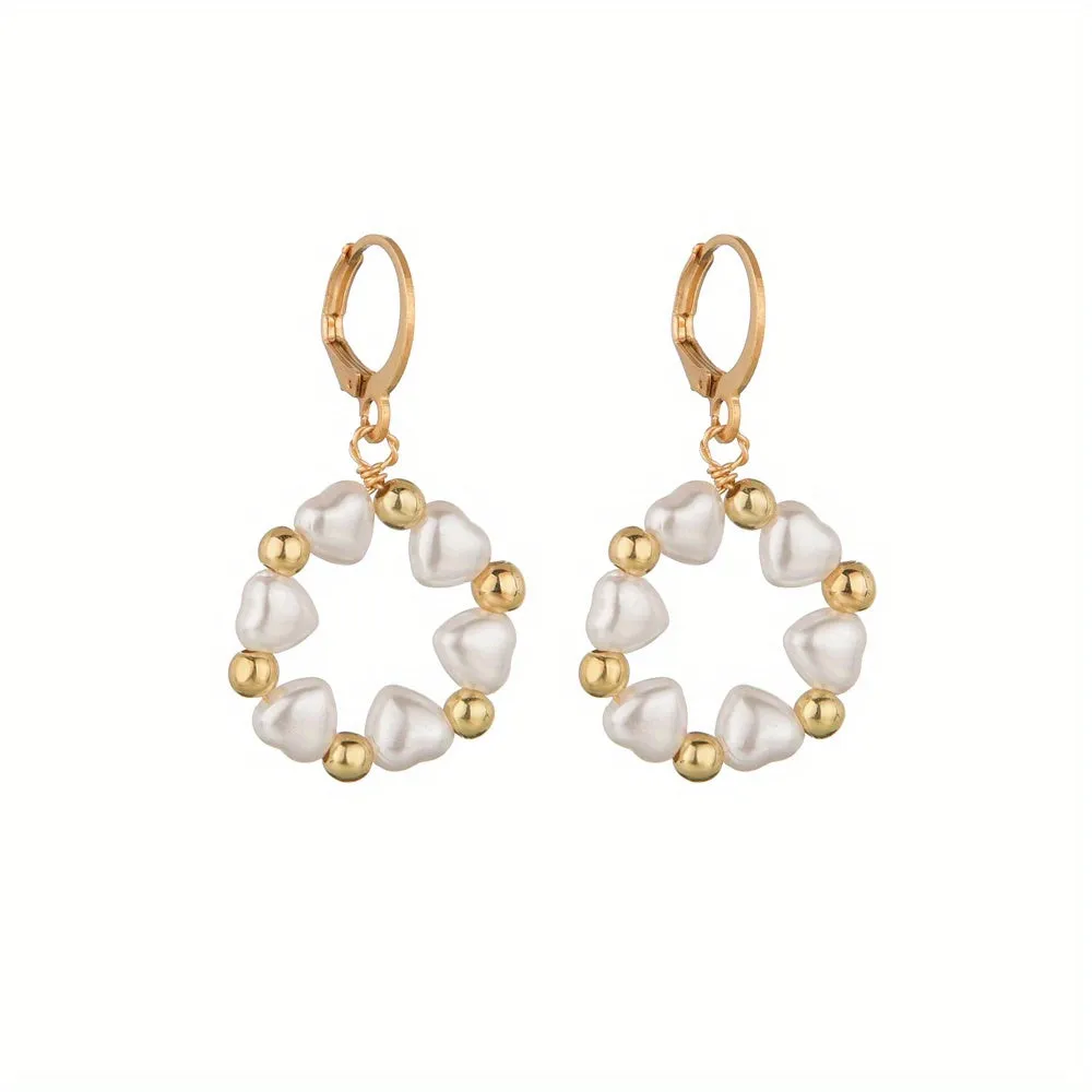 Stylish Waterdrop Faux Pearl Earrings for Women and Girls - Perfect Jewelry Gift