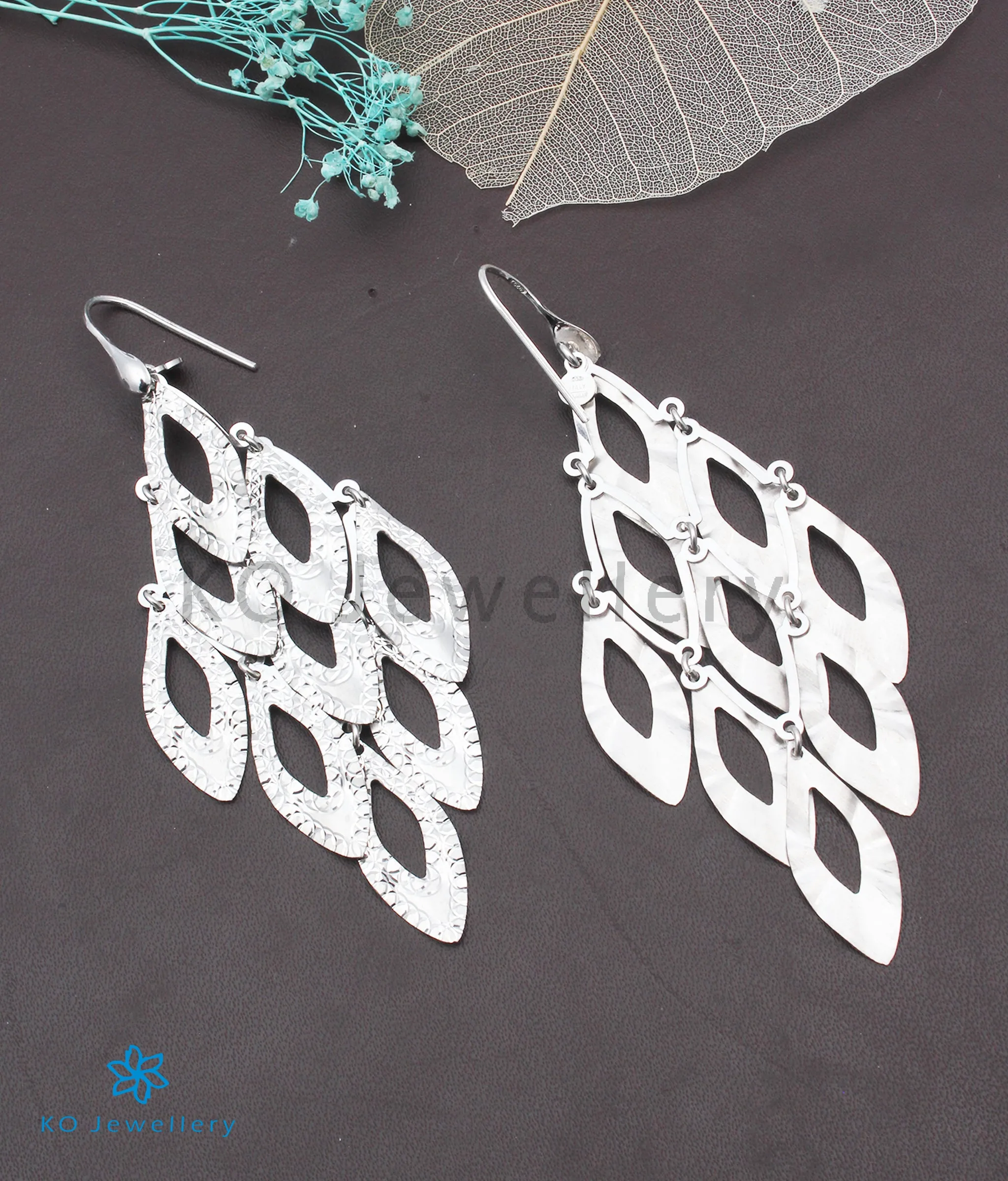 The Silver Plain Earrings