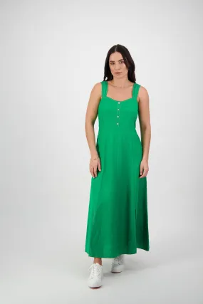 Vassalli Sleeveless Dress - Kelly Green