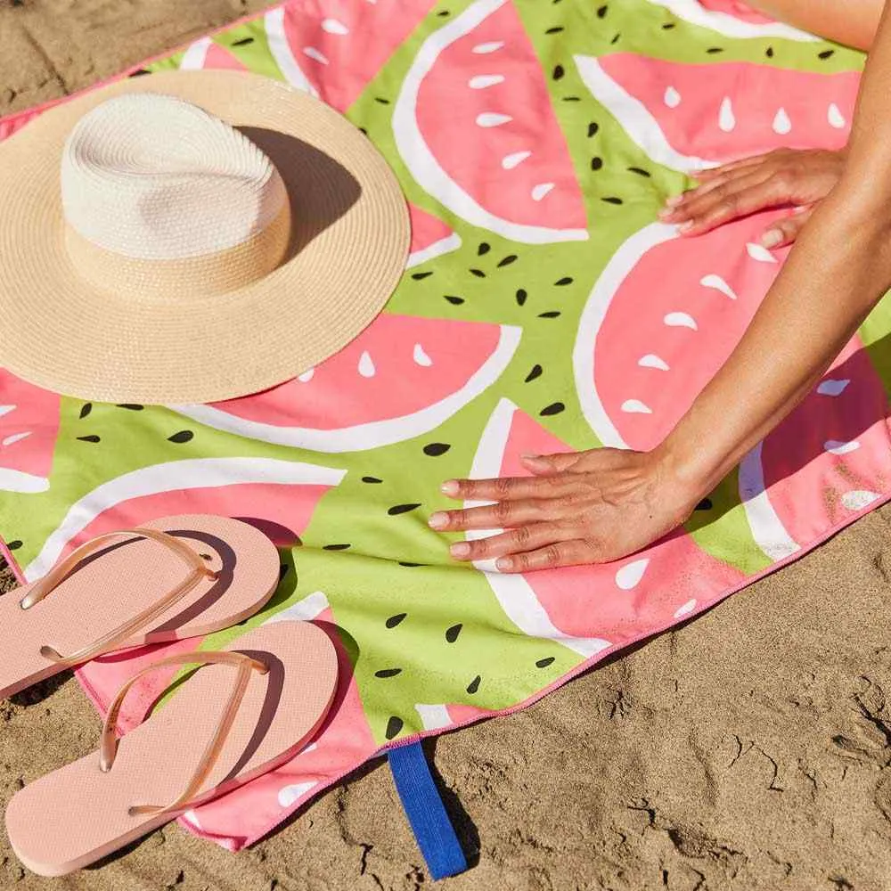 Watermelon Party Reversible Eco Beach Towel