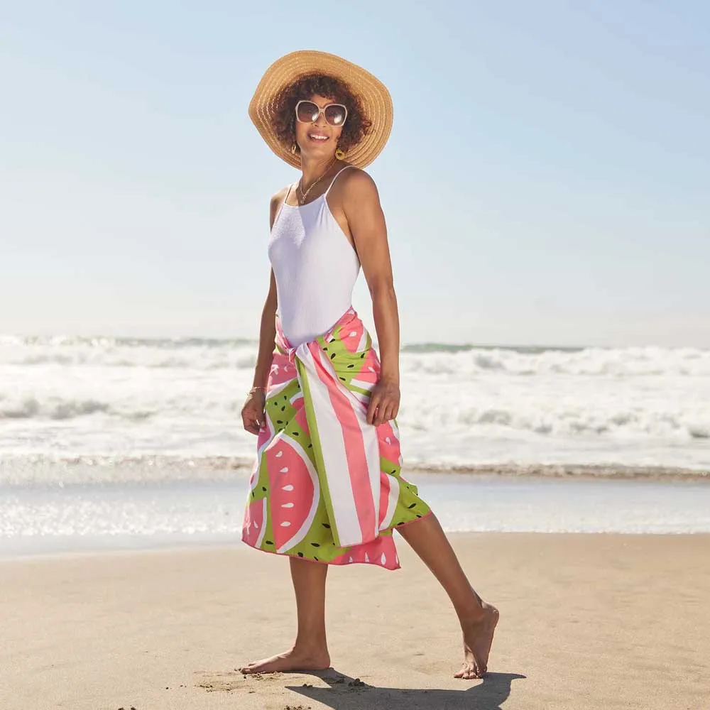 Watermelon Party Reversible Eco Beach Towel