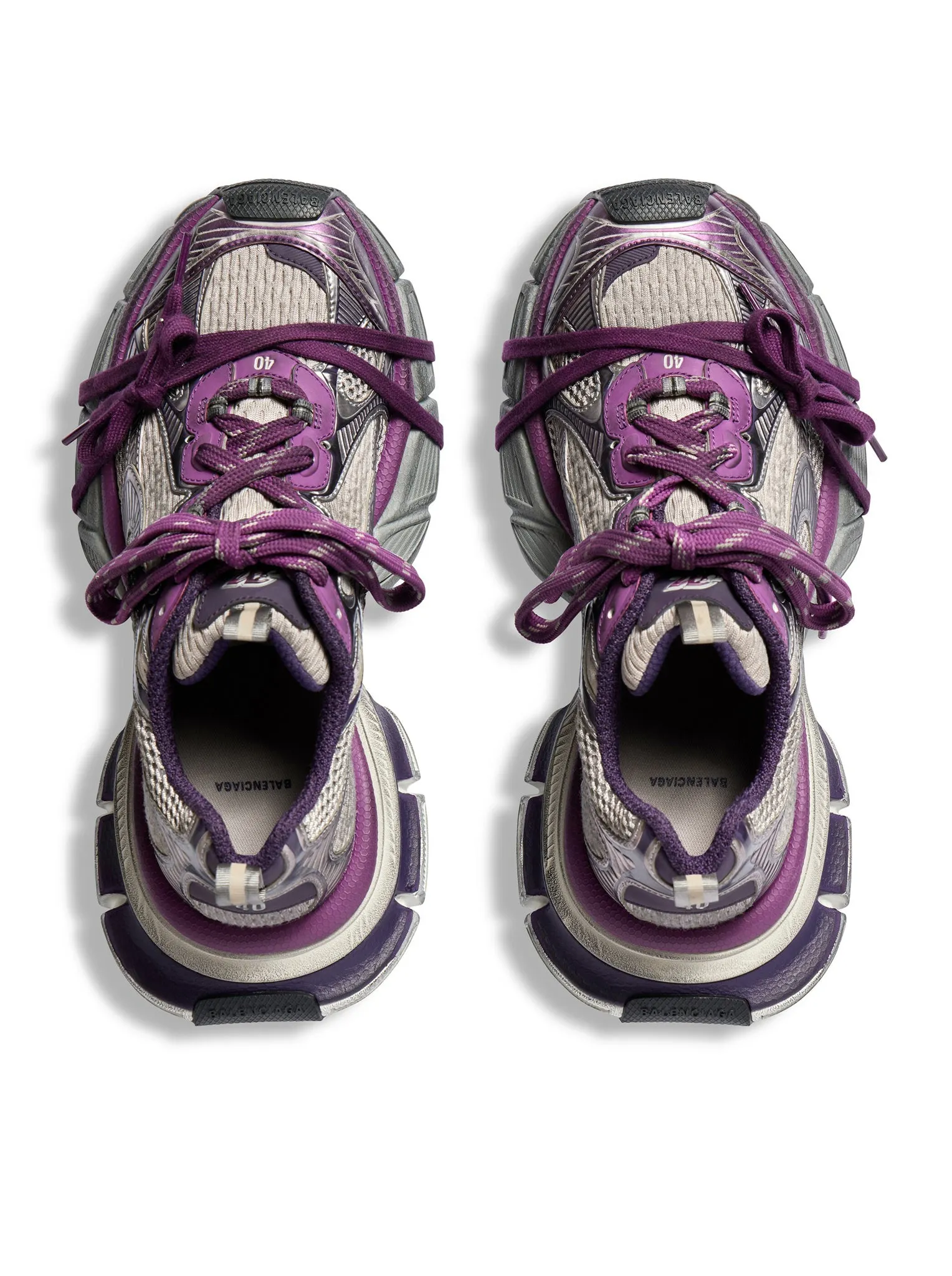 WOMEN`S 3XL SNEAKERS IN PURPLE