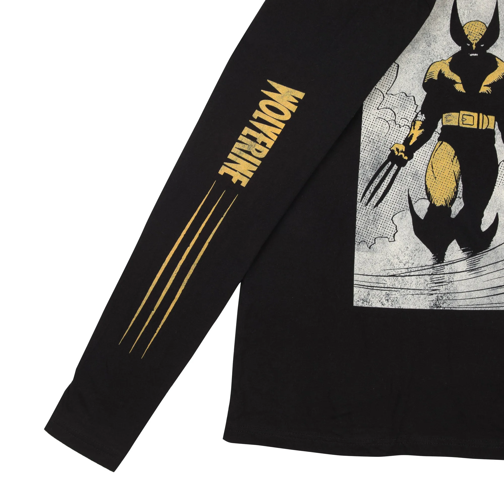 X-Men Wolverine Black Long Sleeve