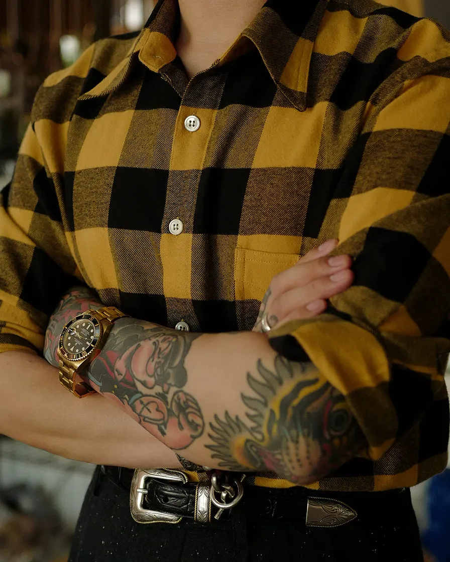 Yellow Plaid Shirt